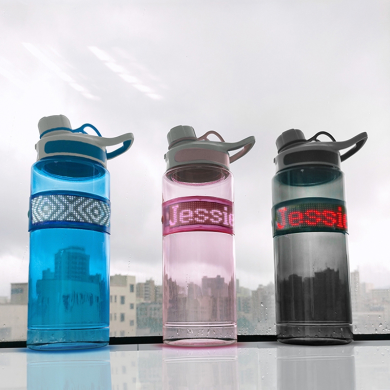 LED Display Promotional Gift Water Bottle